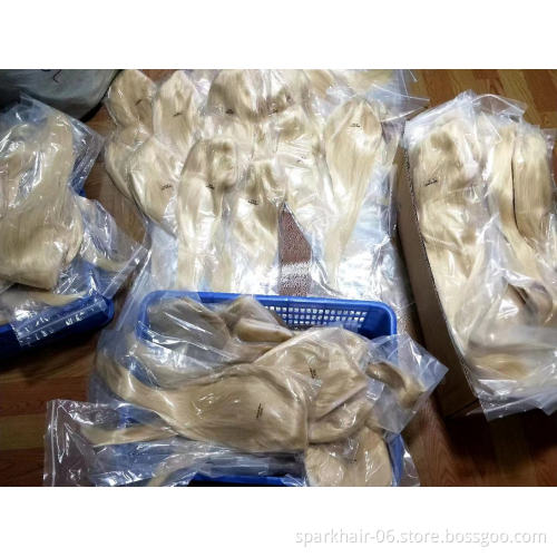 SPARK Wholesale Ombre Lace wig 613 Grey Ombre Color Lace Front Wig Human Hair Blonde Ombre Human Hair Bob Wig